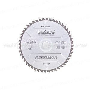 Пильн. диск AluminiumCutProf 190x30 52FZ/TZ 5°neg Metabo